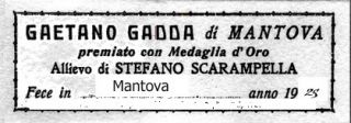 Old Italian Style Violin Outfit Gaetano Gadda 1925 4 4