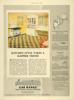 images rare by artist on sale vintage art 1926 ad smoothtop gas range