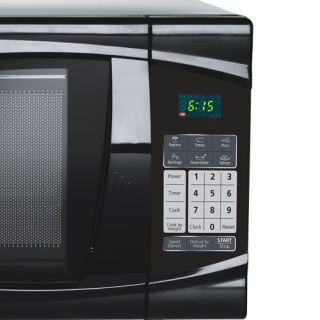 Galanz 0 9 CU ft 900W Microwave Oven LED Digital Black