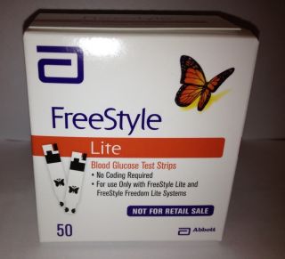 Freestyle Lite Test Strips 100 2 Boxes of 50 Expiration Date 11 2013