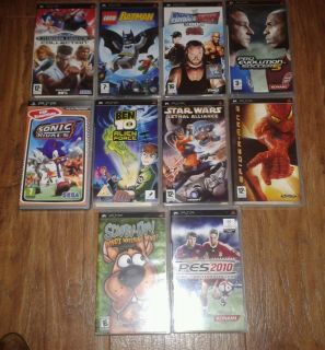 PSP Games Bundle x 10 Great Kids Games