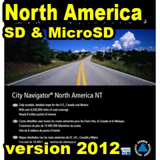 Garmin City Navigator NT North America SD Card Kenwood