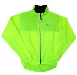 Mens Gannett Breathable Windbreaker Cycling Jacket Neon