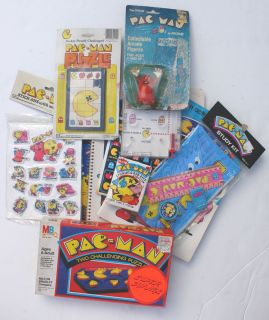 RARE Collection PacMan Games Puzzles School Items Toys etc Original