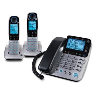 GE Phone 2 Cordless Handsets Caller ID Answering System 30524EE3