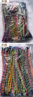 100 Friendship Bracelets Trencitas + Ceramic beads mix