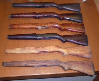 Vintage M1 Garand Wood Wooden Gun Rifle Stocks