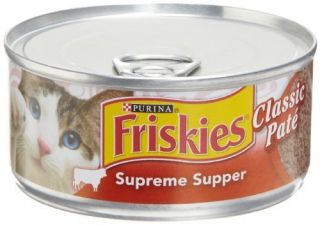 NEW Friskies Cat Food Classic Pate Supreme Supper 5 5 Ounce Cans Pack