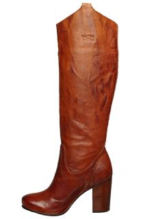 Frye Womens Boots Carson Heel Tab 77668 Cognac Leather Sz 8.5 M