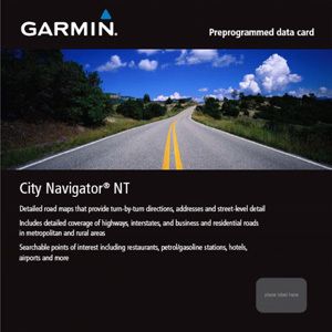 Garmin City Navigator NT Eastern Europe SD Map Card