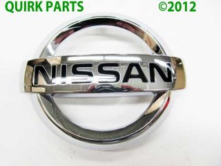 2003 2012 Nissan Maxima LICENSE PLATE FRAME black w/Logo OEM