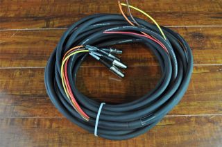 48 Gepco Neutrik 4 Channel MIDI Analog Audio Multi Pair Snake Cable