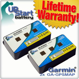 2X Battery for Garmin GPSMAP 276 276C 296 376 376C 378 396 478 495 010