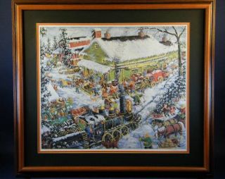 Gerald Nees Signed Framed Artist Proof Cory Junction In