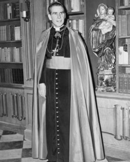 1951 Photo Bishop Fulton J Sheen Full Length Por