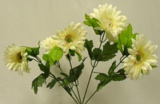  Gerbera Daisy Wedding Bridal Bouquet Silk Flowers Centerpiece
