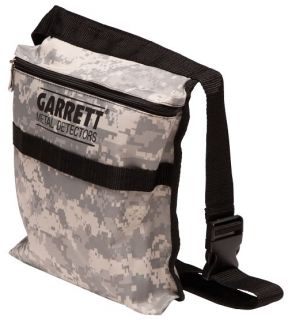 Brand New Garrett Camo Canvas Metal Detector Finds Recovery Bag Pouch