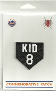 GARY CARTER NEW YORK METS KID 8 TRIBUTE PATCH COMMEMORATIVE RARE