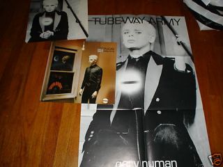 Tubeway Army Replicas UK LP Poster Gary Numan LP