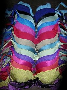 Huge Lot of 15 Victoria Secret Bras 36 D Very Sexy Push Up Angels