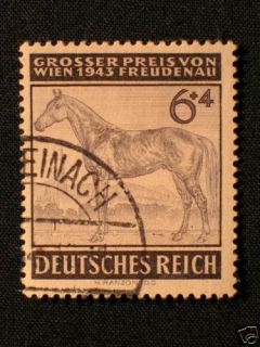 Deutsches Reich 3 Reich Plattenfehler NR 857 F24 Gest X