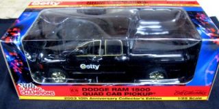 Getty 2003 10th Anniversary Collectors Edition Dodge RAM 1500 Quad Cab