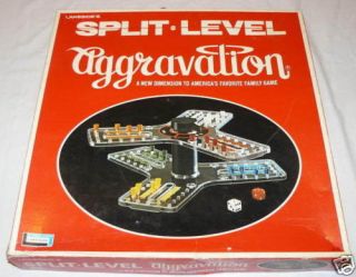 1971 Split Level 3D Aggravation Game RARE Dimensional
