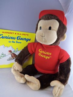Curious George 17  plush By Gund Plus Book Curious George In the