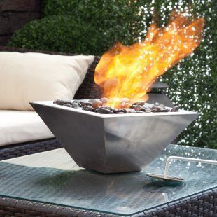 Empire Ventless Indoor Outdoor Table Fireplace Fire Pit Centerpiece
