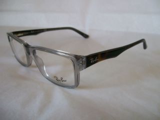 RAY BAN GLASSES FRAME RX5245 5077 TRANSPARENT GREY 54 17 145 NEW