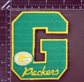 D731 Green Bay Packers Logo Jersey Letter G Patch Iron On