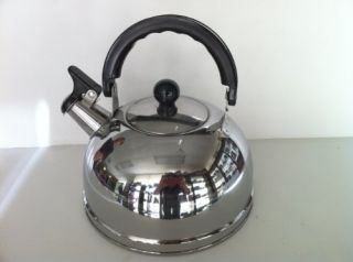Fan Palm Ware Stainless Steel Whistling Tea Pot Kettle 2.5 Liter