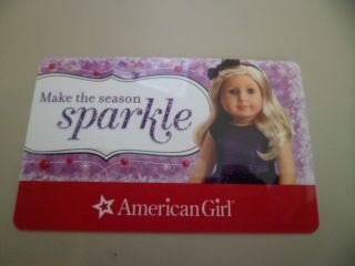 American Girl Gift Card with $25 00 Balance