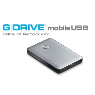 New G Technology G Drive Mobile 1TB 5400RPM Hard Drive USB Portable