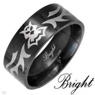 Bright Mens Ring with Cool Design Size 9 Great Gift
