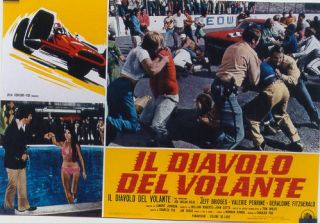 ET42 Junior Johnson Car Racing 8 Orig Poster Italy