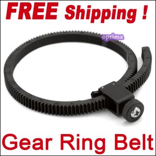 Adjustable Flexible Lens Gear Ring Belt for Follow Focus DSLR