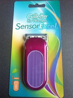 New Gillette Razor for Women Sensor Excel Purple NIP