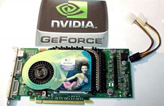  monitor VGA DVI Graphics Video Card nVIDIA Geforce 6800GT 256MB DDR3