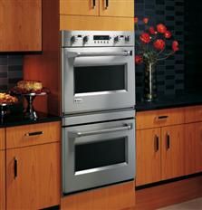 GE Monogram 30 Stainless Pro Built in Electronic Convection Double