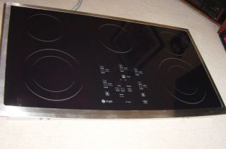 GE Profile JP980 S0M1SS 36 in Electric Cooktop New