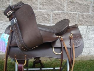 Up for Auction is a beautiful Western Trail Pleasure GAITED saddle.