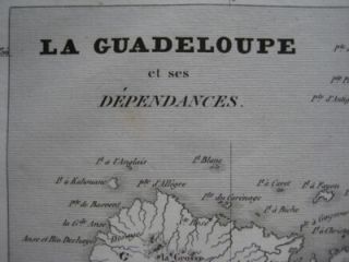  Map Guadeloupe French West Indies Marie Galante Pointe À Pitre