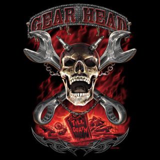 Gear Head Till Death Lethal Threat Graphics T Shirt Your Size Color