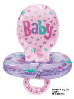 Baby Shower Jumbo BABYGIRL PACIFIER New XXL 38 INCHES BABY SHOWER