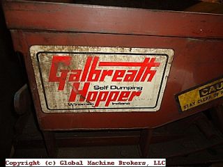 Galbreath Dumper Self Dumping Hopper 1500 Lb Cap