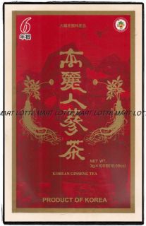 Song WHA Korean Ginseng Extract Tea 3G Bag 100pc