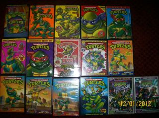 Teenage Mutant Ninja Turtles original dvd series complete season 1 2 3
