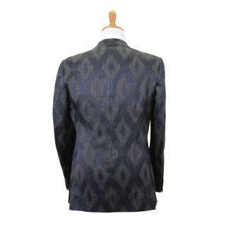 Gianfranco Ferre Dark Blue Silk One Button Suit US 46 EU 56