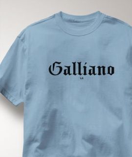 Galliano Louisiana La Sabbath Souvenir T Shirt 2XL Blue